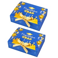 Boîte cadeau en papier personnalisée avec logo pour la présentation de cadeaux de marque en vente au détail et en gros