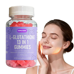 OEM ODM Aufhellende Antioxidative Glutathion & Meereskollagen Vitamin C Schönheits-Hautpflege Vegane Erwachsenen-Gummibärchen Nahrungsergänzung - Product Image 1