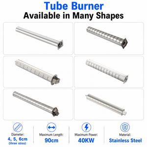 Tube de brûleur à <span class=keywords><strong>gaz</strong></span> en acier inoxydable pour barbecue à <span class=keywords><strong>gaz</strong></span>, four à pizza <span class=keywords><strong>au</strong></span> bois, pièce de chaudière à <span class=keywords><strong>gaz</strong></span> industrielle, allumeur de surface chaude, foyer - Product Image 1