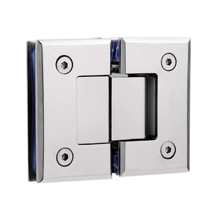 Charnière de porte en verre en acier inoxydable Kaishengxi 90 180, surface polie pour portes sans cadre - Product Image 1