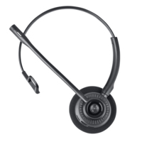 Headphone pertemuan tim Teknologi Baru Headset Stereo nirkabel Super Bass dengan peredam kebisingan ENC untuk pusat panggilan Bisnis