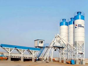 Mini Hzs25 için 240 M3/h hazır karışım küçük beton harmanlama santrali kendinden yükleme 75m3 kendinden yükleme toplu bitki fiyat - Product Image 3