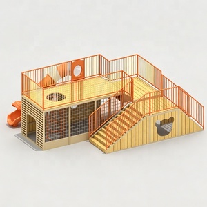 Ensemble de jeux <span class=keywords><strong>d</strong></span>'intérieur <span class=keywords><strong>en</strong></span> bois pour enfants, multi-niveaux, avec toboggan tubulaire, <span class=keywords><strong>corde</strong></span> <span class=keywords><strong>d</strong></span>'escalade, filet et <span class=keywords><strong>escalier</strong></span> – Équipement de parc <span class=keywords><strong>d</strong></span>'attractions <span class=keywords><strong>en</strong></span> gros - Product Image 3