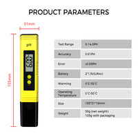 Sensor Akuarium Tipe Pena Tds Meter Pengukur PH Digital Portabel