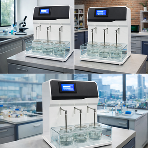 Testeur d'atomisation électronique numérique à 3 stations AELAB avec écran tactile et capteur Pt1000 haute précision pour laboratoire - Product Image 3