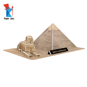Modèle de <span class=keywords><strong>pyramide</strong></span> en papier 3D, puzzle, jouet cadeau, acceptation des commandes OEM, ODM et DIY - Product Image 1