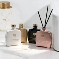 Coffret Cadeau Diffuseur de Luxe Sans BPA Écologique Fait Main Sans Alcool Huile Aromatique Longue Durée Parfum d'Ambiance Maison