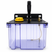 Pompe à huile de lubrification manuelle avec réservoir transparent en PC 68 #   Huile pour rail de guidage de machine-outil CNC