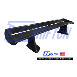 Jun สปอยเลอร์หลังแบบคาร์บอนไฟเบอร์ GT Wing สำหรับ Nissan Skyline R34 GTR 1998-2002 - Product Image 2