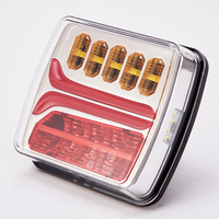 Feux de position latéraux à LED pour voiture et camion Feux extérieurs Voyant d'avertissement Feu arrière pour remorque, camion, bus et bateau