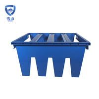 Boîtier de filtre compact de type W plissé rigide en plastique ABS avec filtre HEPA pour système HVAC