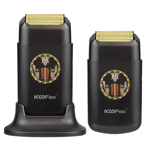 KooFex Rasoir professionnel à moteur vectoriel Filet d'aluminium à <span class=keywords><strong>triple</strong></span> lame haute vitesse avec base de chargement à affichage numérique - Product Image 2