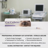 Kateter Urin Steril Anti-Refluks untuk Kucing, Kateter Tomcat untuk Drainase Urin yang Aman