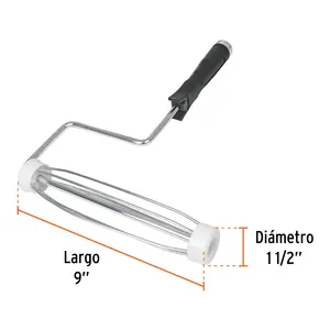 BOX 6 9' Guidon renforcé avec cage à rouleaux, TRUPER - Product Image 3