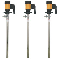 Pompe de transfert de fûts chimiques à haute viscosité, pompe électrique de manutention de liquides chimiques 220V pour fûts de 15 à 55 gallons
