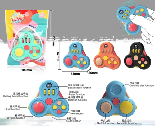 Jujihuada — toupie à doigts pour enfants, jouet en plastique, nouveau Design, sensoriel, vente en gros, 2022