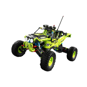 T4024 Shock Absorbing Off-Road Climbing Car Model Ornament Children's Educational DIY Assembly Building <b>Block</b> Toy Gift - Product Image 1