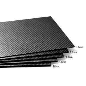 Op Maat Gemaakte Koolstofvezelplaat 3K Koolstofvezelplaatpaneel Cnc Koolstofvezelplaat