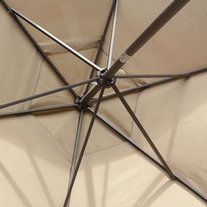 Sombrilla barata de fábrica de China, sombrilla para exteriores de gran tamaño y base para restaurante, sombrilla balinesa para Patio, sombrilla para mesa de jardín - Product Image 3