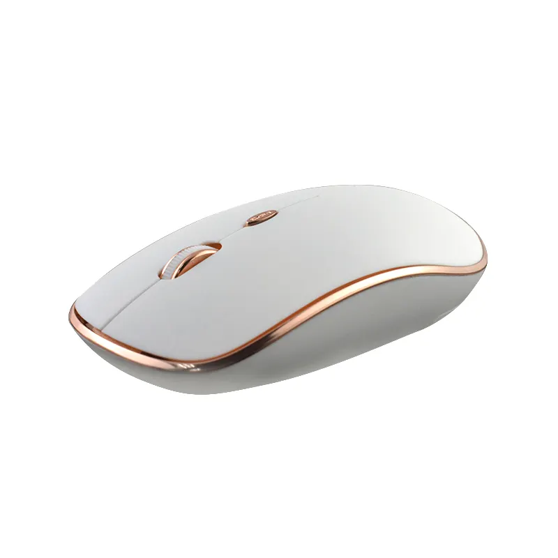 New Style Hot Sell OEM Desktop golden red silvery Gaming Popular USB 2.4Ghz Computer Wireless Mouse