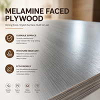 Panneau décoratif en contreplaqué mélaminé 4x8 personnalisé, grain de bois, pour meubles, armoires, applications intérieures, imperméable