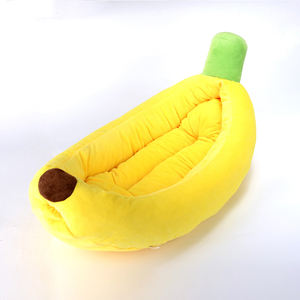 Doux <span class=keywords><strong>Banane</strong></span> Forme Pet Chien Lit Accueil Maison Nid Coussin - Product Image 3