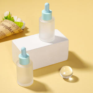 Frasco cuentagotas de vidrio esmerilado de 30ml personalizado, Frascos cuentagotas de suero para el cuidado cosmético de la piel - Product Image 4