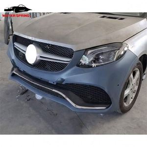 Kit de Carrocería Estilo <span class=keywords><strong>Maybach</strong></span> para <span class=keywords><strong>ML</strong></span>-Class W166 a GLE W166, Parachoques, Faros Delanteros, Luces Traseras, Capó, Kits de Carrocería para Mercedes-Benz ML166 2012-2015 - Product Image 2