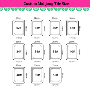 Jeu de <span class=keywords><strong>Mahjong</strong></span> Américain Série Tortoise Happy en Acrylique pour Adultes, Pliable et Portable, 160 Tuiles Peintes à la Main - Product Image 3