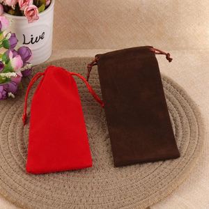 Customizable <b>Heat</b> Transfer Printed Velvet Packaging Bags for Lipstick <b>Combs</b> Mobile Phones Drawstring Closure-Recyclable - Product Image 4
