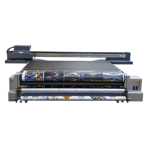 Imprimante UV hybride numérique rouleau à rouleau, prix compétitif, pour impression de carreaux, machine d'impression industrielle couleur à jet d'encre - Product Image 2