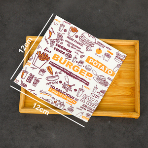 Custom 12" X 12" Grease Proof <strong>Brown</strong> Food <strong>Paper</strong> Wax Wrap <strong>Paper</strong> Sheets for Sandwich Burger <strong>Wrapping</strong> <strong>Paper</strong> 500PCS - Product Image 6