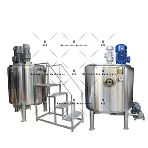 Réservoir de stockage revêtu 200L Réservoir en acier inoxydable Réservoir de stockage de 200 litres avec mélangeur