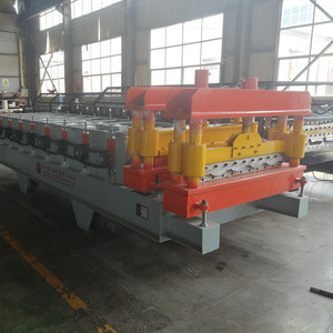 เครื่องขึ้นรูปลอนกระเบื้องเคลือบสองชั้นแบบม้วน ขายดี - Product Image 6