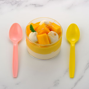 Cucchiaino monouso multicolore <span class=keywords><strong>di</strong></span> peso medio e pesante avvolti singolarmente cucchiai da tè in <span class=keywords><strong>plastica</strong></span> - Product Image 3