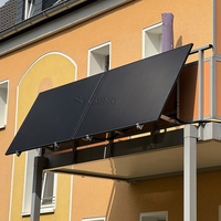 Support solaire pour balcon en stock UE, système de montage photovoltaïque facile à installer, fabricant de supports de panneaux solaires en aluminium