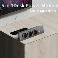 Prise de courant encastrée OEM pour bureau, ports USB-A, station de charge de table pour mobilier de bureau et d'hôtel, vente en gros
