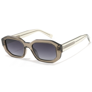 Gafas de Sol Unisex Rectangulares de Acetato, Montura Completa Negra, Protección UV400, Protección Solar para Adultos - Product Image 6