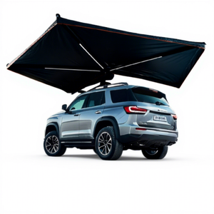 <span class=keywords><strong>Auvent</strong></span> latéral de voiture en forme d'éventail à 270 degrés pour <span class=keywords><strong>4</strong></span> personnes, tente de SUV en tissu Oxford, imperméable, pour utilisation extérieure en été, >3000 mm - Product Image 1
