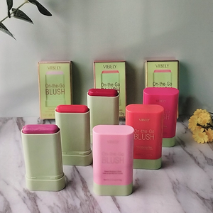 Blush Soyeux 3-en-1 Teinte <span class=keywords><strong>Lèvres</strong></span> Hydratée Blush <span class=keywords><strong>Stick</strong></span> Matte Contour Maquillage Cosmétiques Vegan Natural Blush <span class=keywords><strong>Stick</strong></span> - Product Image 1