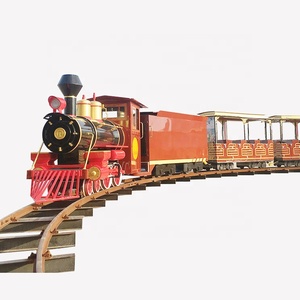 Design Attract Mobile Used Amusement Park Rides Manufactures Large Track And Trackless Tourist <b>Train</b> For Sale - Product Image 1