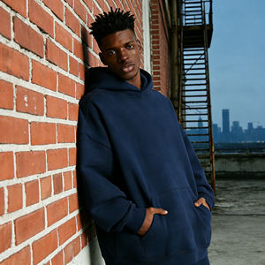 Sudaderas con Capucha de Lujo para Hombre, 100% Algodón, Hombros Caídos, Talla Grande, Personalizadas con Impresión Puff - Product Image 4