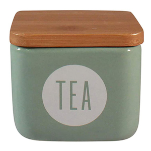 Tarro <span class=keywords><strong>de</strong></span> <span class=keywords><strong>sal</strong></span> <span class=keywords><strong>de</strong></span> cerámica blanco cuadrado personalizado con tapa <span class=keywords><strong>de</strong></span> bambú pizarra azúcar <span class=keywords><strong>sal</strong></span> marina pimienta almacenamiento bodega contenedor olla escribible - Product Image 4
