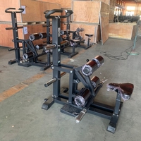 Équipement de fitness commercial pour salle de sport, machine à squats aux hanches à charge de plaques pour l'entraînement de force