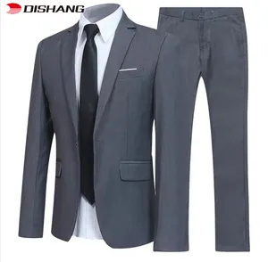 Wholesale Mens Suits Full Suit Set 2 Pieces Formal Wedding Business Coats Pants Set 2024