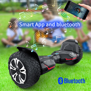 Para Gyroor Warrior, Hoverboard Todoterreno de 8.5 Pulgadas con Altavoces Bluetooth y Luces LED, Scooter Autoequilibrado - Product Image 4
