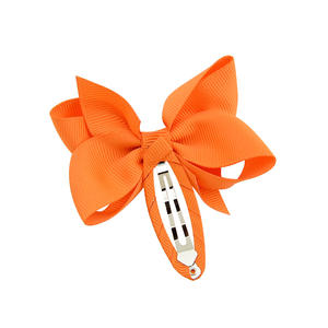 2.75 pouces <span class=keywords><strong>petite</strong></span> fille cheveux BB Clips enfants épingle à cheveux accessoires de cheveux 2.75 pouces ruban rayé cheveux arcs Barrettes pour bébé tout-petits - Product Image 3