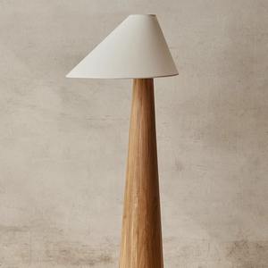 现代北欧风格发光二极管实木落地灯简约设计客厅卧室酒店和办公室铁体 - Product Image 6