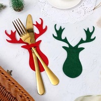 Décorations de Noël pour la maison en forme d'arbre, écologiques, durables, avec des sets de table et des coussinets en tissu 100% polyester