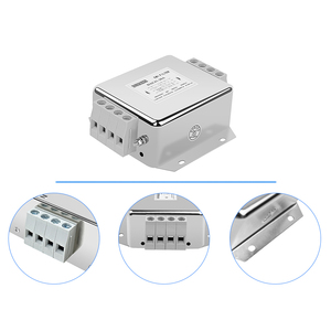 3 giai đoạn EMI Lọc VFD 4 dòng 50A 100A 200A | công nghiệp EMC dòng điện Lọc | CE ROHS chứng nhận biến tần khối thiết bị đầu cuối - Product Image 3
